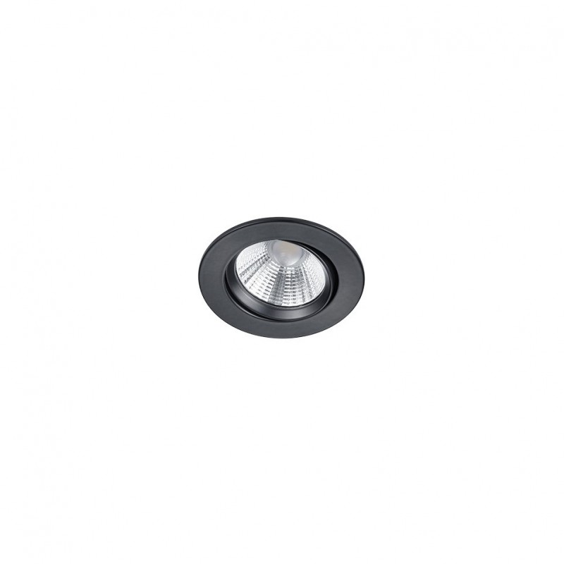 Trio-650510132 - Pamir - Adjustable Matt Black LED Recessed Downlight Ø 8.5 cm