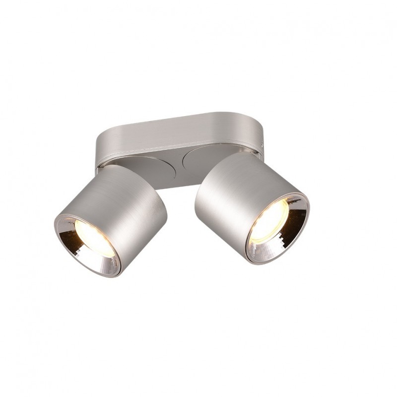 - Guayana - Matt Nickel Recessed or Surface-mounted 2 Spotlights Trio-651000207 - Guayana - Matt Nickel Recessed or Surface-mounted 2 Spotlights