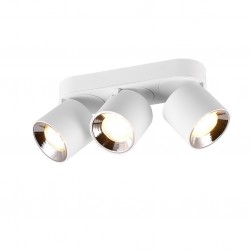 Guayana - Matt White Recessed or Surface-mounted 3 Spotlights Guayana - Matt White Recessed or Surface-mounted 3 Spotlights