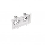Kenai - Adjustable White Twin Recessed Downlight