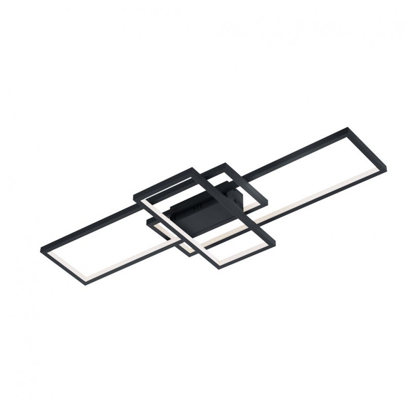 - Thiago - Anthracite RGBW Smart Ceiling Lamp with Remote Control Trio-652610342 - Thiago - Anthracite RGBW Smart Ceiling Lamp with Remote Control