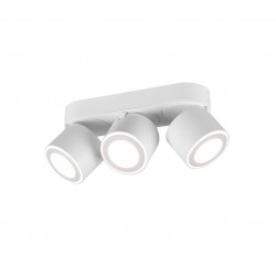 Taurus - Matt White Recessed or Surface-mounted LED 3 Spotlights Taurus - Matt White Recessed or Surface-mounted LED 3 Spotlights