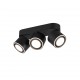 - Taurus - Matt Black Recessed or Surface-mounted LED 3 Spotlights Trio-652910332 - Taurus - Matt Black Recessed or Surface-mounted LED 3 Spotlights
