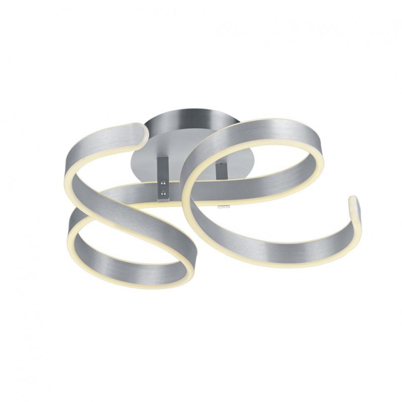 Ceiling Lights - Francis - Brushed Aluminium LED Ceiling Lamp Trio-671310105 - Francis - Brushed Aluminium LED Ceiling Lamp