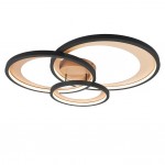 Granada - Matt Black & Gold LED Flush 71.5 cm Granada - Matt Black & Gold LED Flush 71.5 cm