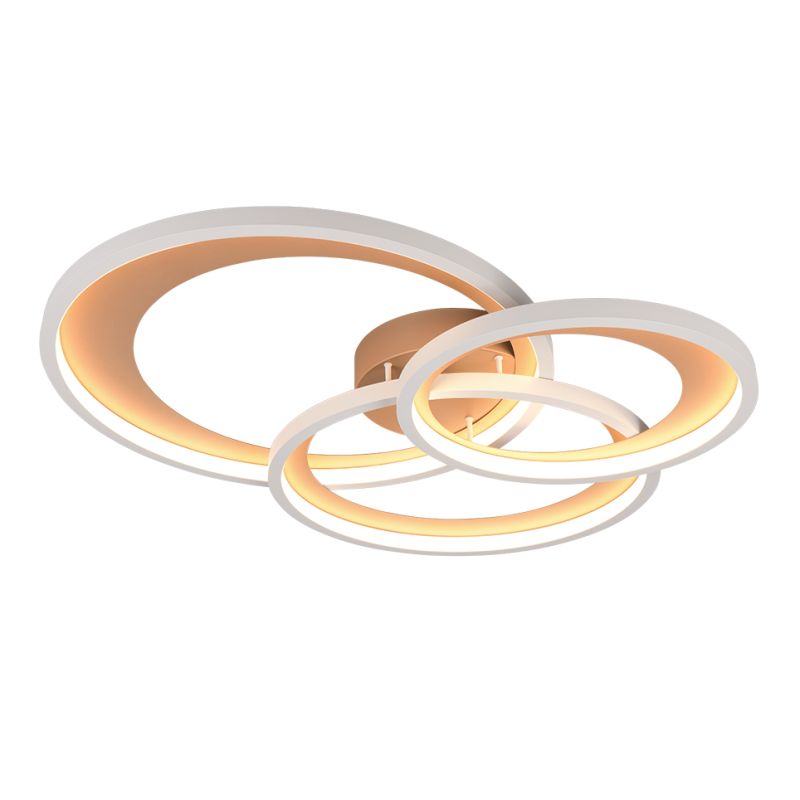 - Granada - White & Coffee LED Flush 71.5 cm Trio-673810365 - Granada - White & Coffee LED Flush 71.5 cm