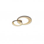 Granada - Matt Black & Gold LED Flush 85 cm Granada - Matt Black & Gold LED Flush 85 cm