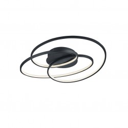 Gale - Matt Black LED Ceiling Lamp ∅ 60 cm Gale - Matt Black LED Ceiling Lamp ∅ 60 cm