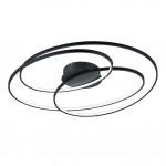 Gale - Matt Black LED Ceiling Lamp ∅ 80 cm Gale - Matt Black LED Ceiling Lamp ∅ 80 cm