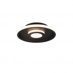 Ascari - Bathroom Black LED Flush Ø 30 cm Ascari - Bathroom Black LED Flush Ø 30 cm