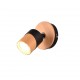 - Aruni - Wooden & Matt Black Spotlight Trio-801170132 - Aruni - Wooden & Matt Black Spotlight