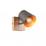Bell - Antique Nickel & Wood Single Spotlight Bell - Antique Nickel & Wood Single Spotlight