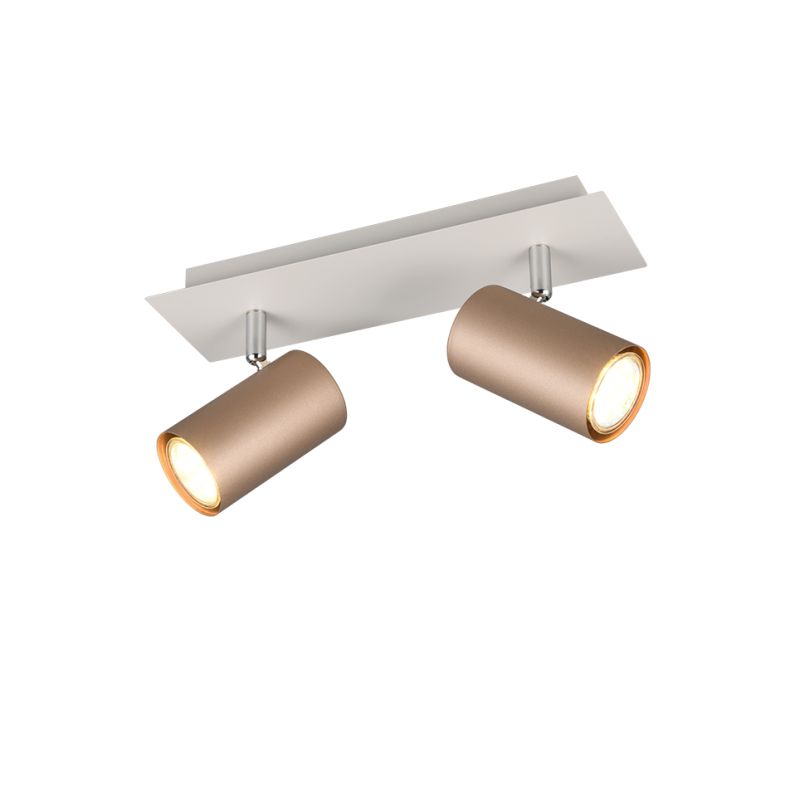 - Marley - Warm Grey & Coffee 2 Spotlights Trio-802400265 - Marley - Warm Grey & Coffee 2 Spotlights