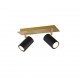 - Marley - Matt Black & Gold 2 Spotlights Trio-802400280 - Marley - Matt Black & Gold 2 Spotlights