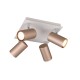 Trio-802430465 - Marley - Warm Grey & Coffee 4 Spotlights