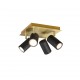 - Marley - Matt Black & Gold 4 Spotlights Trio-802430480 - Marley - Matt Black & Gold 4 Spotlights