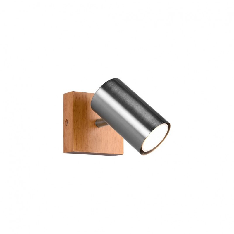- Marley - Wooden & Matt Nickel Spot Light Trio-812400107 - Marley - Wooden & Matt Nickel Spot Light