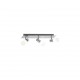 - Clapton - Chrome & Brushed Aluminium LED 3 Spotlights with White Glass Trio-821410305 - Clapton - Chrome & Brushed Aluminium LED 3 Spotlights with White Glass