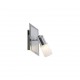 - Clapton - Chrome & Brushed Aluminium LED Spotlight with White Glass Trio-821470105 - Clapton - Chrome & Brushed Aluminium LED Spotlight with White Glass