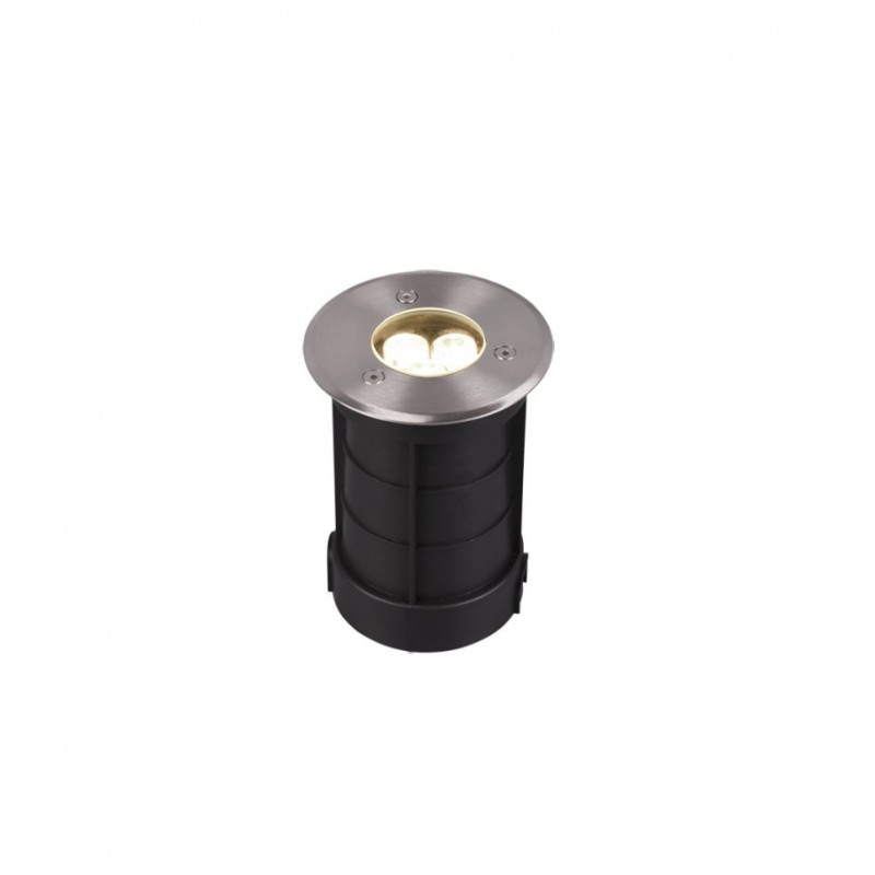 - Belaja - Nickel Stainless Steel Recessed Ground Light Ø 11 cm Trio-821660107 - Belaja - Nickel Stainless Steel Recessed Ground Light Ø 11 cm
