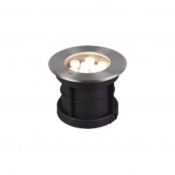 Belaja - Nickel Stainless Steel Recessed Ground Light Ø 16 cm Belaja - Nickel Stainless Steel Recessed Ground Light Ø 16 cm