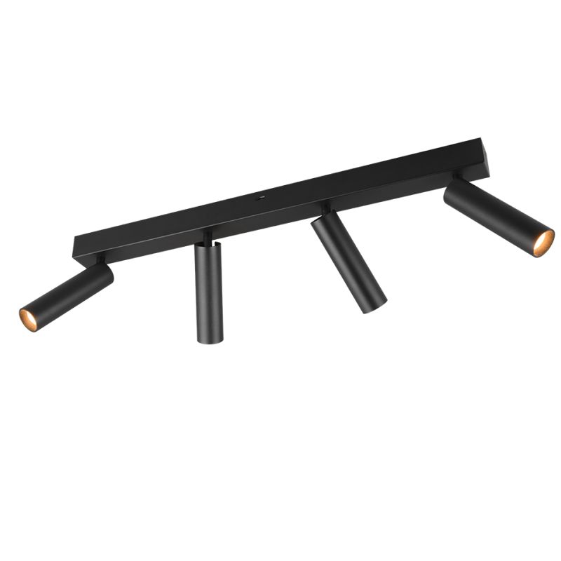 - Ambala - Matt Black CCT 4 Spotlights Trio-849210432 - Ambala - Matt Black CCT 4 Spotlights