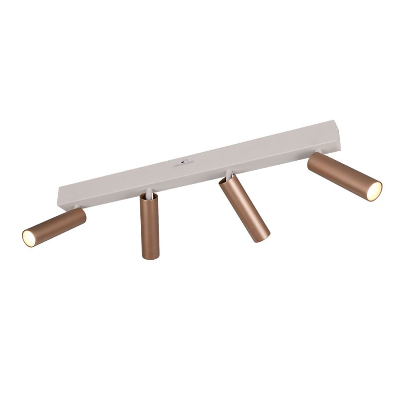 Trio-849210465 - Ambala - Warm Grey & Coffee CCT 4 Spotlights
