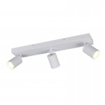 Soka - Matt White Ribbed 3 Spotlights Soka - Matt White Ribbed 3 Spotlights