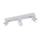 - Soka - Matt White Ribbed 3 Spotlights Trio-867700331 - Soka - Matt White Ribbed 3 Spotlights