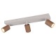 Trio-867700365 - Soka - Coffee & Warm Grey Ribbed 3 Spotlights