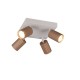 Trio-867730465 - Soka - Coffee & Warm Grey Ribbed 4 Spotlights