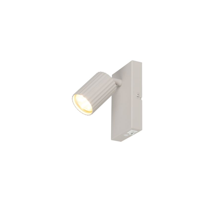 Trio-867770176 - Soka - Warm Grey Ribbed Spotlight