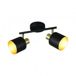 Eva - Black & Gold 2 Spotlights Eva - Black & Gold 2 Spotlights