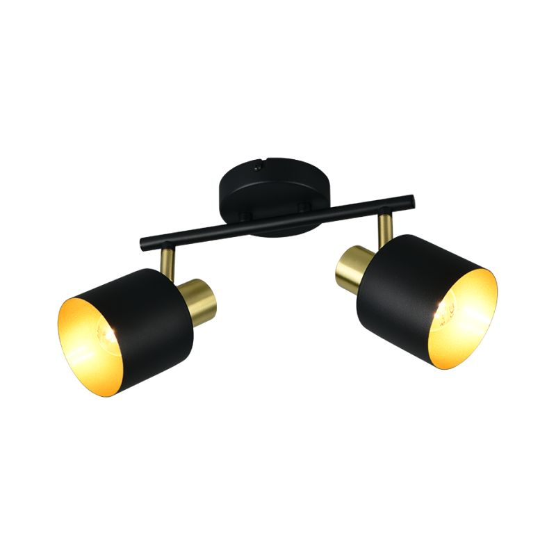 - Eva - Black & Gold 2 Spotlights Trio-868800280 - Eva - Black & Gold 2 Spotlights