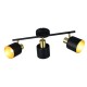 - Eva - Black & Gold 3 Spotlights Trio-868800380 - Eva - Black & Gold 3 Spotlights