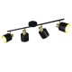 - Eva - Black & Gold 4 Spotlights Trio-868800480 - Eva - Black & Gold 4 Spotlights