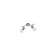 - Levisto - Matt Nickel 2 Spotlights with Alabaster Glass Trio-871010207 - Levisto - Matt Nickel 2 Spotlights with Alabaster Glass