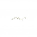 Levisto - Matt Brass 6 Spotlights with Alabaster Glass Levisto - Matt Brass 6 Spotlights with Alabaster Glass