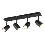 Angelo - Bathroom Black 4 Spotlights Angelo - Bathroom Black 4 Spotlights
