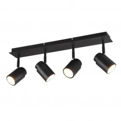 Angelo - Bathroom Black 4 Spotlights Angelo - Bathroom Black 4 Spotlights