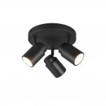 Angelo - Bathroom Black 3 Spotlights Angelo - Bathroom Black 3 Spotlights