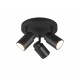 Trio-880430332 - Angelo - Bathroom Black 3 Spotlights