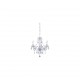 - Lüster - Chrome 3 Light Chandelier with Clear Acrylic Crystal Trio-R11073000 - Lüster - Chrome 3 Light Chandelier with Clear Acrylic Crystal