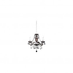 Lüster - Chrome 3 Light Chandelier with Smoked Acrylic Crystal Lüster - Chrome 3 Light Chandelier with Smoked Acrylic Crystal