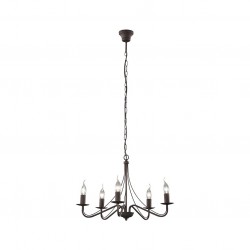 Country - Rusty 5 Light Centre Fitting Country - Rusty 5 Light Centre Fitting