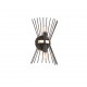 - Rod - Black & Gold 2 Light Wall Lamp Trio-R21532080 - Rod - Black & Gold 2 Light Wall Lamp