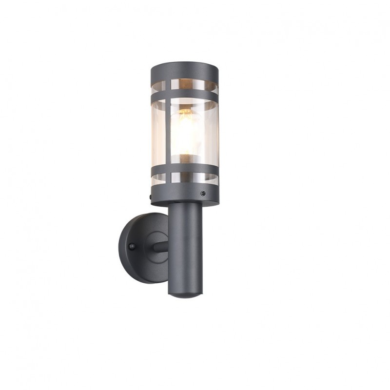 - Paloma - Anthracite Wall Lamp with Clear Diffuser Trio-R21716142 - Paloma - Anthracite Wall Lamp with Clear Diffuser