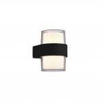 Molina - Anthracite LED Wall Lamp with White & Clear Diffuser Molina - Anthracite LED Wall Lamp with White & Clear Diffuser