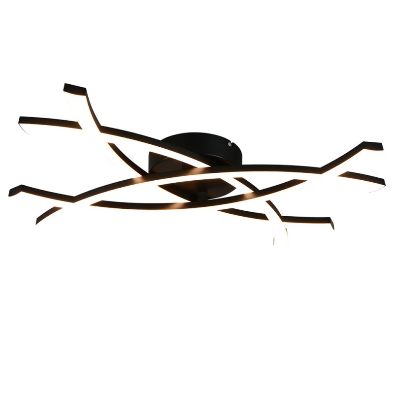 - Pollock - Matt Black LED Ceiling Lamp Trio-R23691132 - Pollock - Matt Black LED Ceiling Lamp