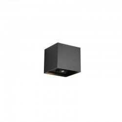 Genie - Rechargeable Matt Black PIR Wall Lamp IP44 Genie - Rechargeable Matt Black PIR Wall Lamp IP44